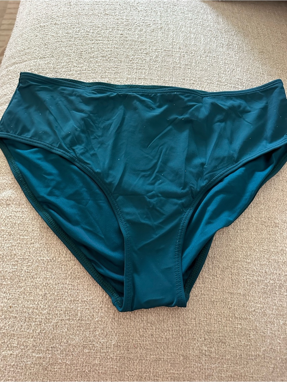 Tempt Me Teal High-Cut Women's Swim Bottoms